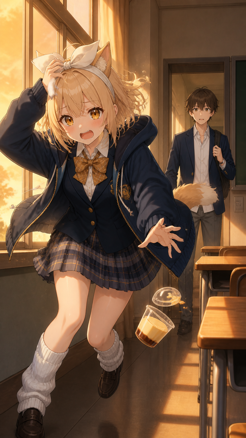 放学后的猫娘同学