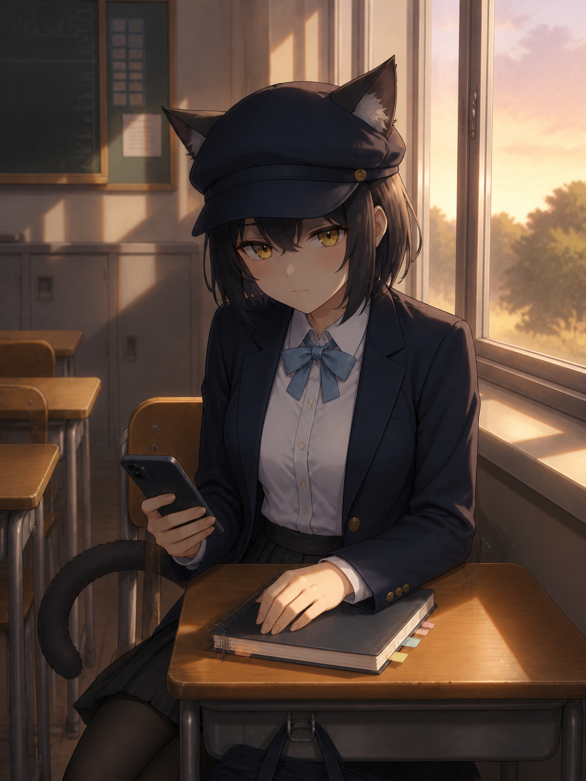 The Cat Girl Behind the Cap